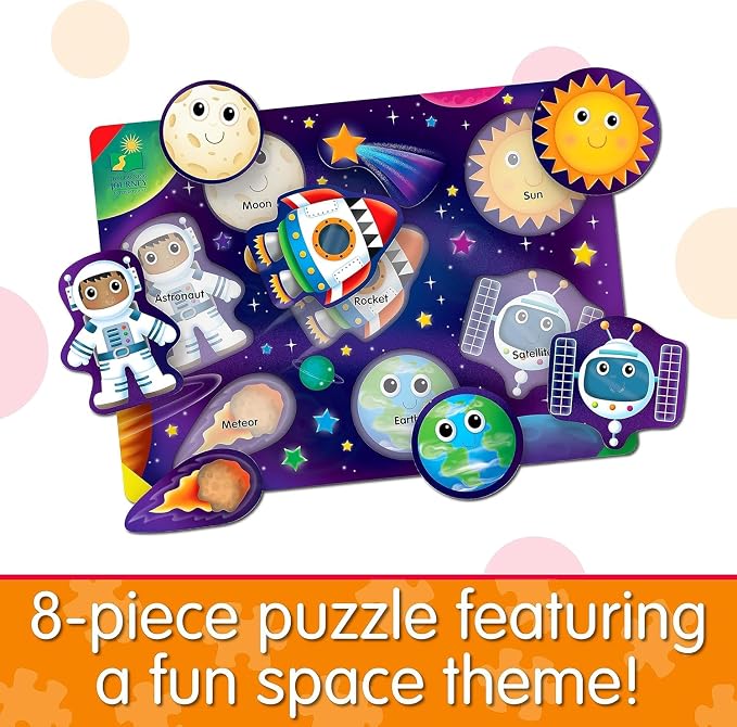 The Learning Journey Space Puzzle Lift & Learn - 26 Pieces - Cardboard, Outer Space Theme for Toddlers 2-5 Years - Image 8