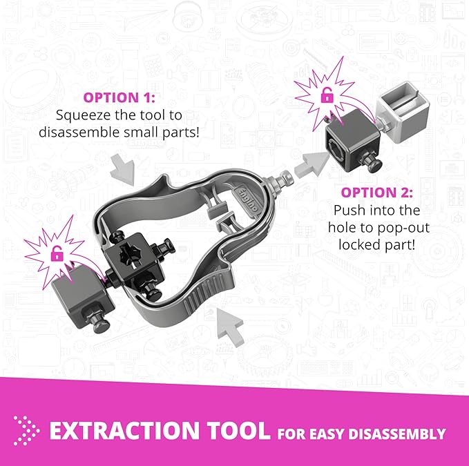Engino STEM for Girls, 30 Motorized Model Set, Building Kit for Kids 6+, Gifts for Boys & Girls, Learning & Education Toys, STEM Projects, Engineering Toys