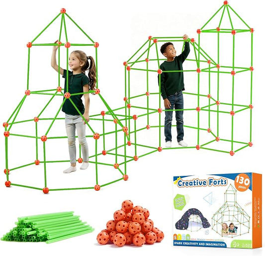 Tiny Land Fort Building Kit for Kids Ages 4-12, STEM Building Toy by TinyLand