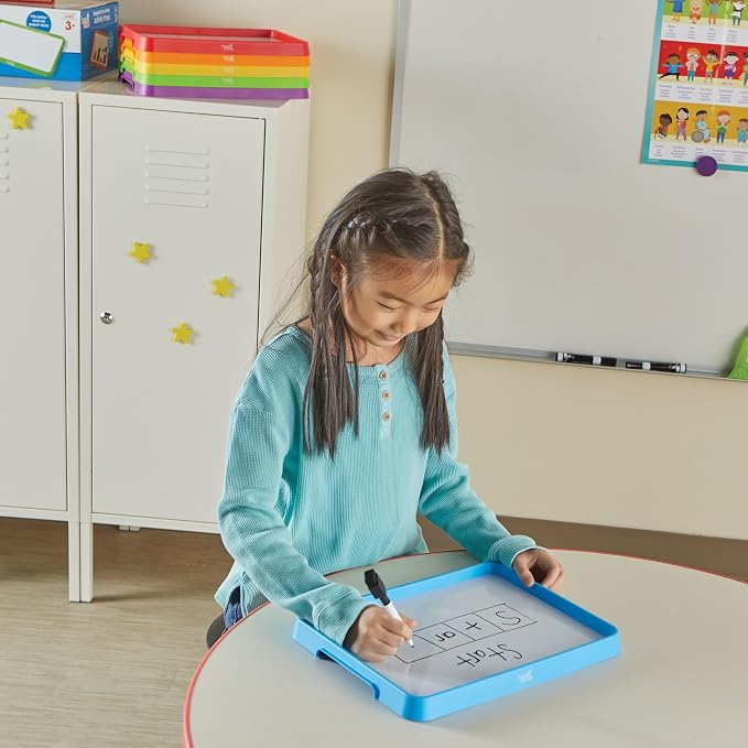hand2mind Magnetic Dry Erase Activity Trays (Set of 6), Ages 3+ - Image 6