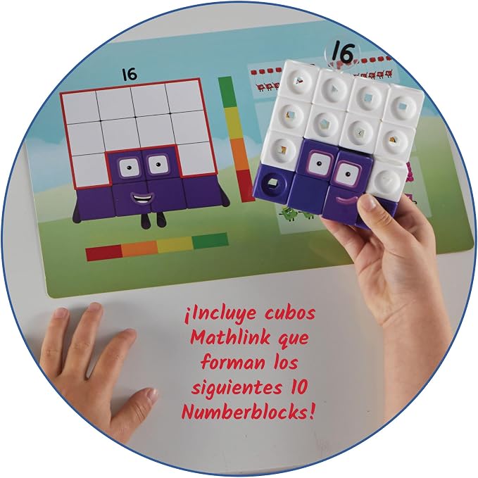 hand2mind MathLink Cubes Numberblocks 11-20 Activity Set, Ages 3+ - Image 2