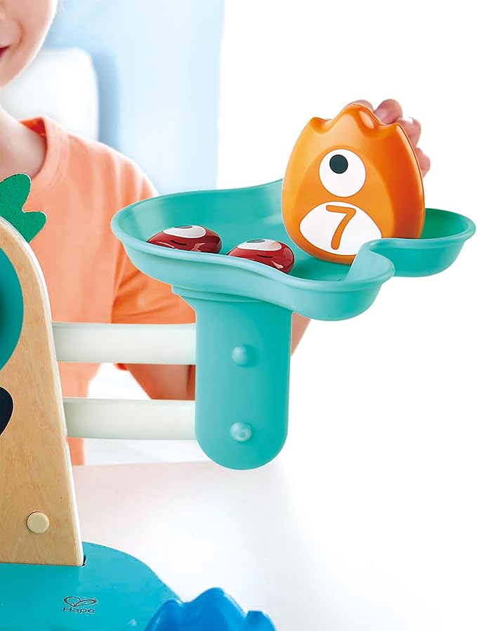 Hape Math Monster Scale Toy| 22 PCs Cute Counting Math Toy| STEM Educational Learning Counting Math Games for Preschool - Image 5