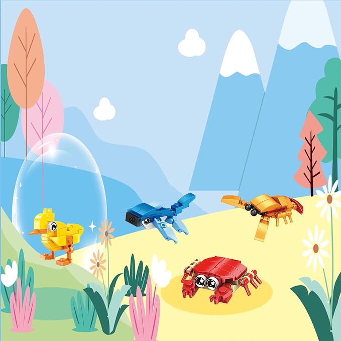 BRICHBROW 24 Pack Mini Animal Building Sets for Kids 6-12 - Image 2