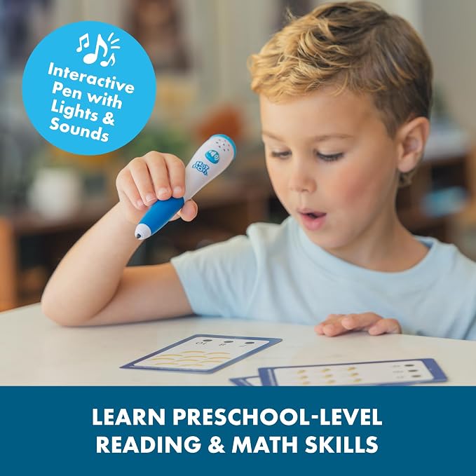 Educational Insights Hot Dots Preschool Prep Set – Toddler ABC Flash Cards with Interactive Pen, Preschool Learning Activities, Reading & Math Workbooks, Learn to Read for Kids Ages 4+ - Image 2