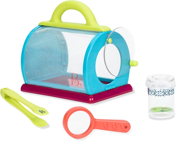 B. toys Bug Bungalow Bug Catching Kit with Mesh Bug House Case, Summer by Btoys