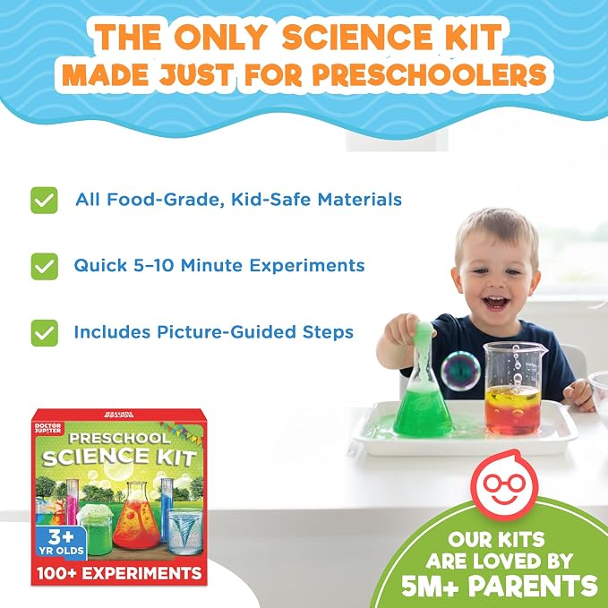 Doctor Jupiter Preschool Science Kit for Kids Ages 3-5, Birthday Gift - Image 7