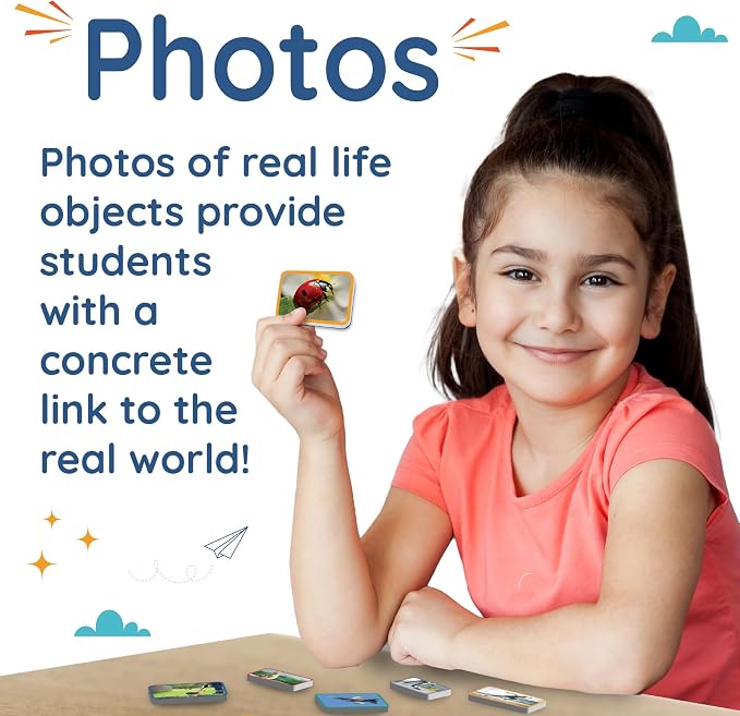 60 Magnetic CVC Photo Objects by Learning Letters. Real-Life Images that depict Words that Follow CVC Patterns. Color-Coded by Short Vowel Sound. Manipulatives for Phonics and Vocabulary Development. - Image 7