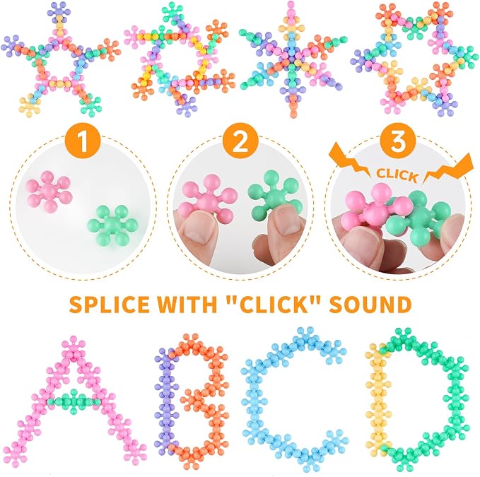 300PCS Building Blocks STEM Construction Toy, Macaron Colors - Image 3