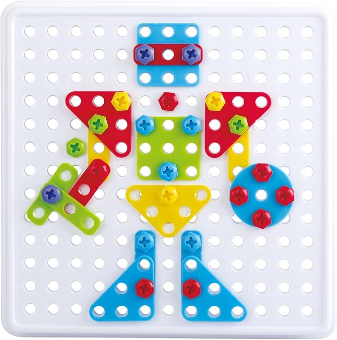 Kidoozie Create & Construct Building Kit, S.T.E.A.M Mosaic Art Activity for Children Ages 3+ - Image 10