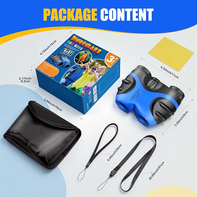 LET'S GO! Binocular for Kids, Compact High Resolution Shockproof Binoculars - Image 4
