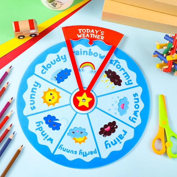 Marspark Weather Wheel, Educational and Learning Activities for Kids - Image 4