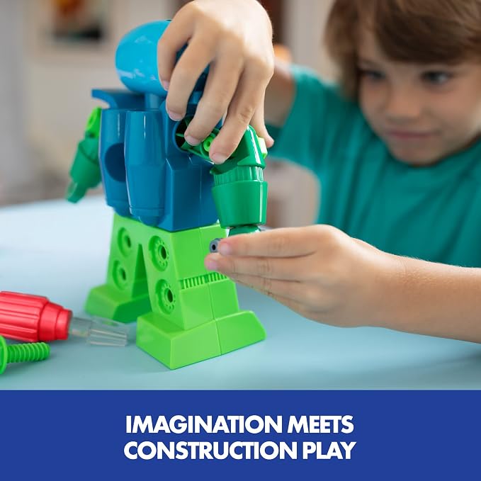 Educational Insights Design & Drill Robot - Construction Toys & Tools for Kids, Robot Toy Building Sets, Kids' Tool Set with Working Screwdriver, Take Apart STEM Set, Gifts for Boys & Girls Ages 3+ - Image 3