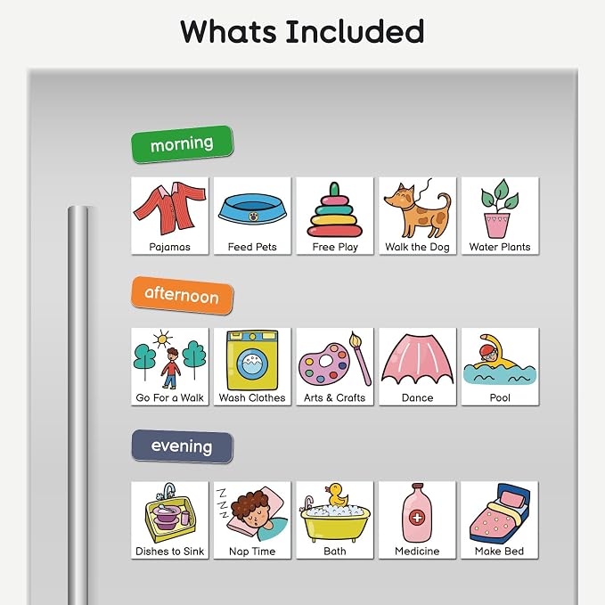 Magnetic Visual Schedule for Kids - Image 6
