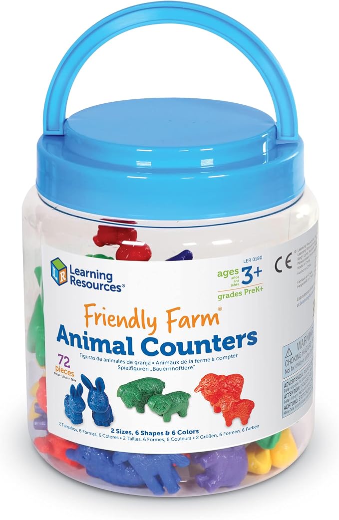 Learning Resources Friendly Farm Animal Counters - Image 3