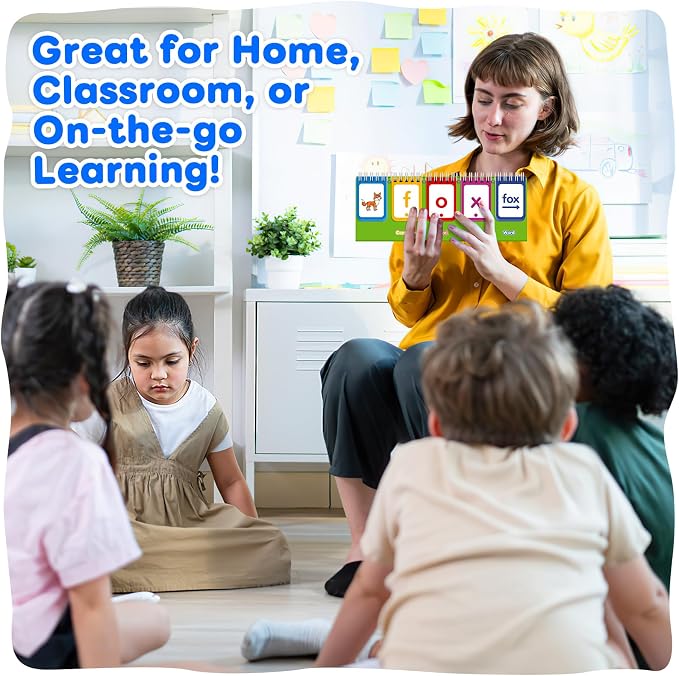 CVC Word Games,Phonics Flash Cards for Preschool Kindergarten - Image 7