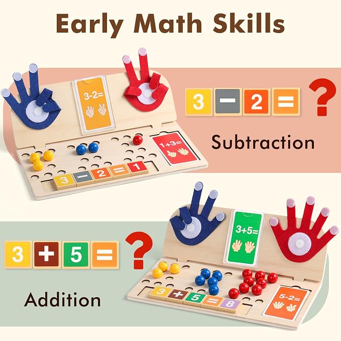 Math Manipulatives Montessori Toys for 3 Year Old Preschool Educational Toy - Image 4