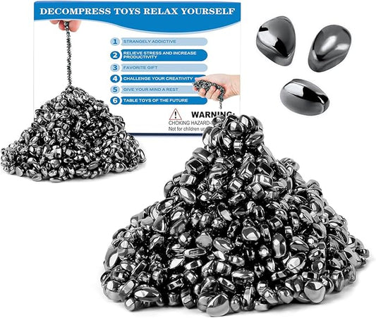 550pcs Desk Fidget Toys for Adults,Stress & Anxiety Relief, Sensory Fidget Toys for Office, ADHD, Autism,Ideal Gift (Black)
