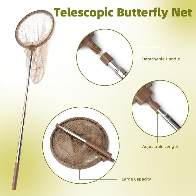 11Pcs Wooden Bug Catcher for Kids, Outdoor Explorer Bug Catching Kit - Image 5