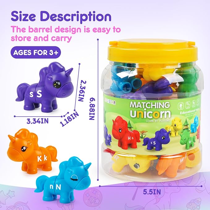 TSYAN Matching Letter Fine Motor Toys for Toddlers,ABC Alphabet Preschool Learning Activities Classroom Must Haves Sensory Sorting Educational Toy Sets for Kids - Image 4