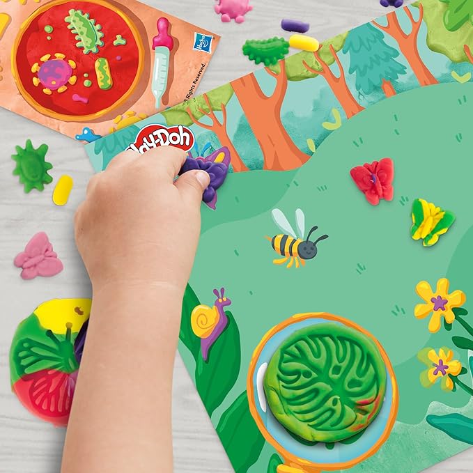Play-Doh Light & Look Microscope for Kids, Electronic Preschool Toys for Girls & Boys, 9 Accessories & 5 Colors, Back to School Gifts, Ages 3+ - Image 5