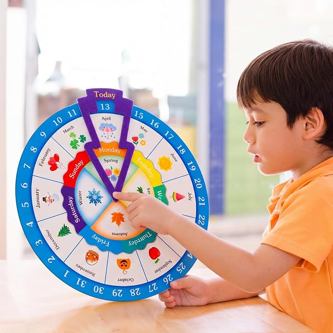 Marspark Month Wheels, Educational Learning Activities for Kids - Image 6