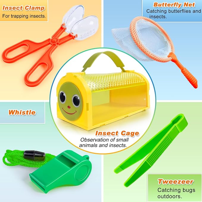Kids Explorer Kit, Bug Catcher Kit, 13 Pcs Kids Outdoor Exploration Set - Image 5