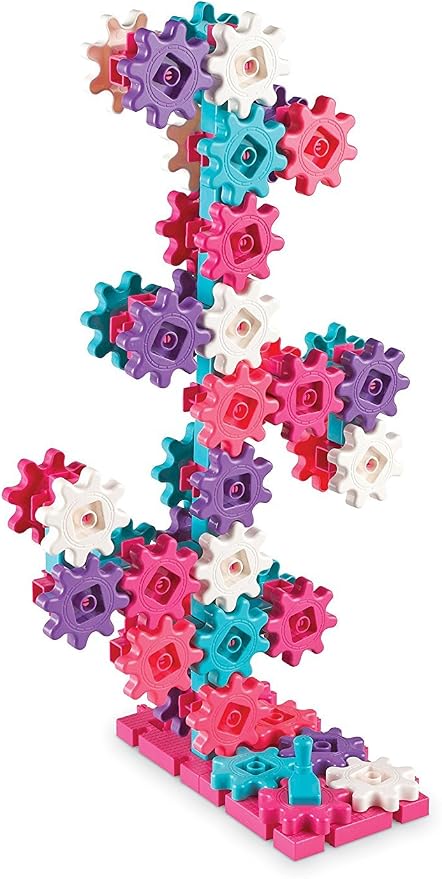 Learning Resources Gears Deluxe Building Set, Pink - Image 5