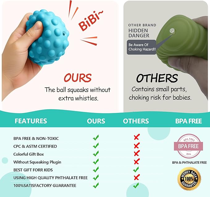 Multicolored Soft Balls for Babies – Textured Montessori Toys for Infant Development