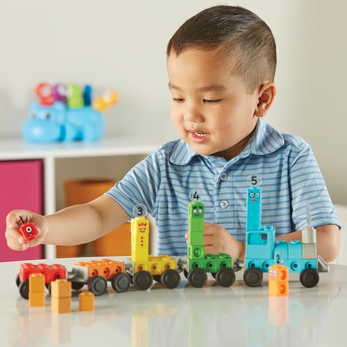 hand2mind Numberblocks Express Train MathLink Cubes Activity Set, Ages 3+ - Image 7