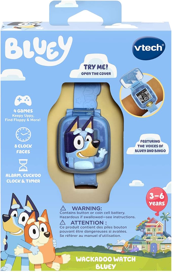 VTech Bluey Wackadoo Watch, Bluey - Image 7