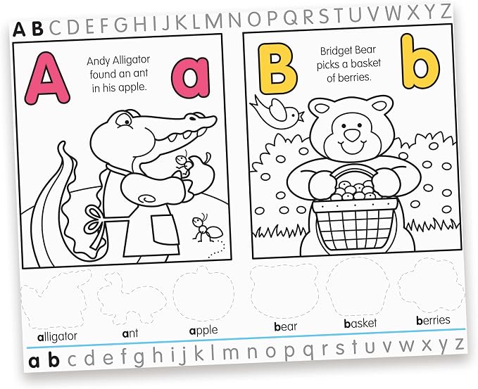 Melissa & Doug Alphabet Activity Sticker Pad for Coloring, Letters (250+ Stickers) - FSC Certified - Image 6