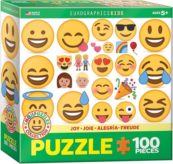 EuroGraphics Joy Emoji (100 Piece) Puzzle, Multi by EuroGraphics