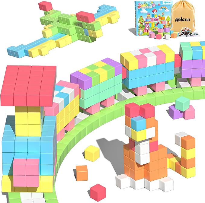 Apluses Magnetic Blocks Building Toys for 3+ Year Old Boys Girls by MagneticBuildingBlocksfortodders