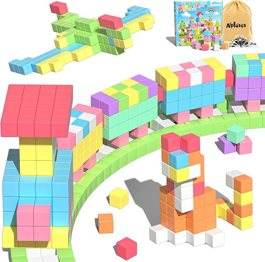 Apluses Magnetic Blocks Building Toys for 3+ Year Old Boys Girls by MagneticBuildingBlocksfortodders