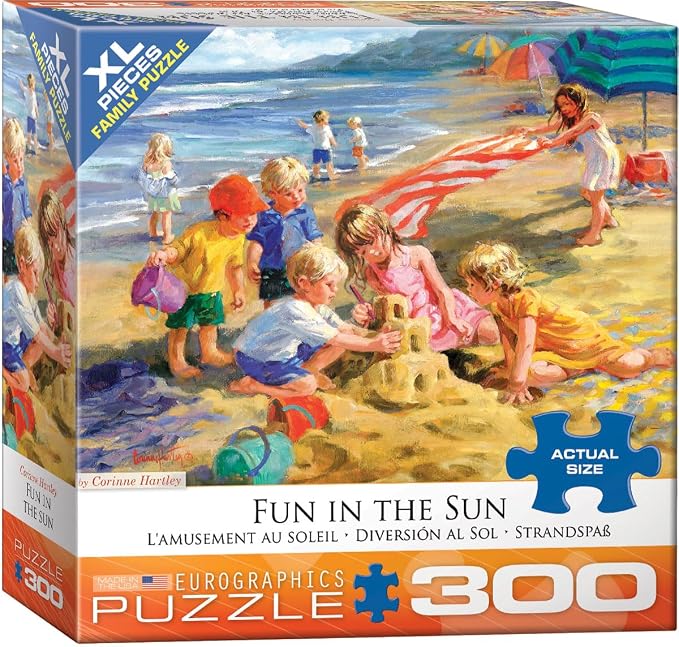 EuroGraphics Fun in the Sun by Corinne Hartley Puzzle, 300-Piece by EuroGraphics