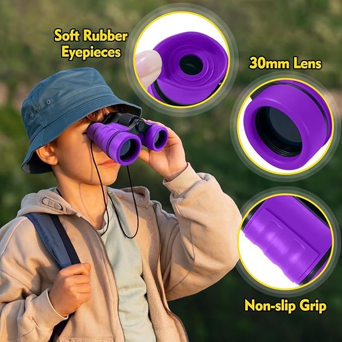 Binoculars for Kids, Kids Binoculars for 3-12 Boys Girls, Outdoor Toys - Image 4