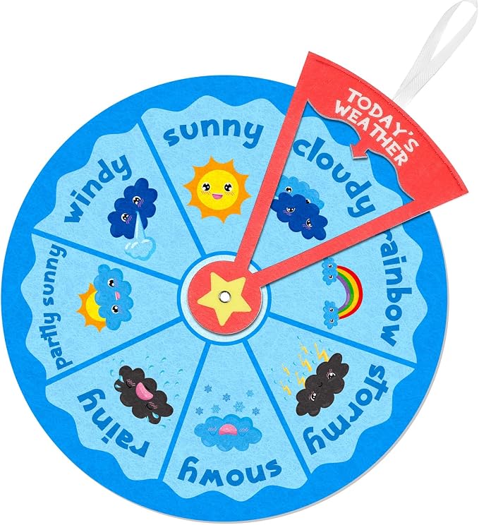 Marspark Weather Wheel, Educational and Learning Activities for Kids by Marspark