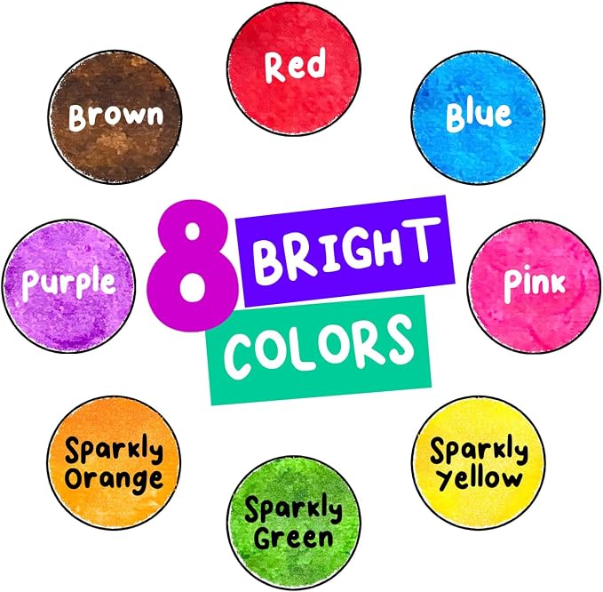 Chalkola 8 Washable Dot Markers for Toddlers - Kids Paint Dot Art Set - Image 3