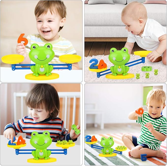 Montessori Toys for 3 Year Old: Frog Math Games Educational and Leaning Toy - Image 3