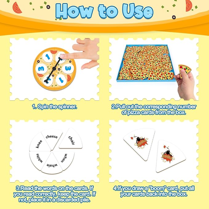 Kasfalci Blends Word Games: Phonics Flash Cards, Speech Therapy Toys for Toddlers & Kindergarten Preschool Learning Activities - Image 4