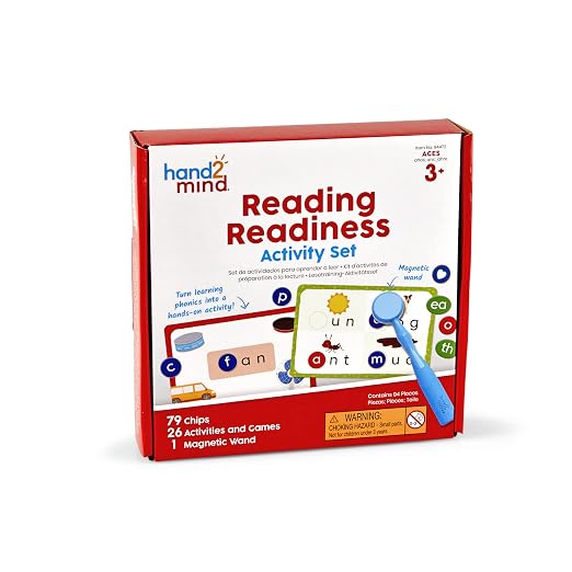 hand2mind Reading Readiness Activity Set, Magnetic Wands and Chip Set, Learn to Spell for Kids, Spelling Toys, CVC Words for Kindergarten, Learning Letters, Science of Reading Manipulatives - Image 7