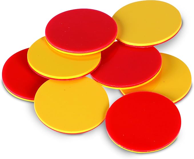 Learning Resources Two-Color Counters, Red/Yellow, Educational Counting, Sorting, and Patterning, Family Counters, Set of 200, Grades K+, Ages 5+ - Image 3