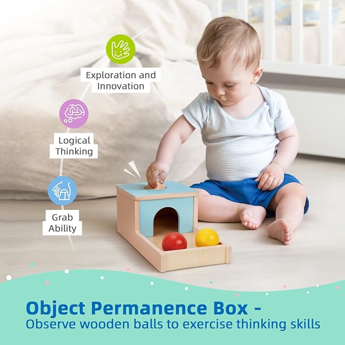 TOOKYLAND Montessori Toys for Babies 6-12 Months, 7 in 1 Learning Toy Set - Image 6