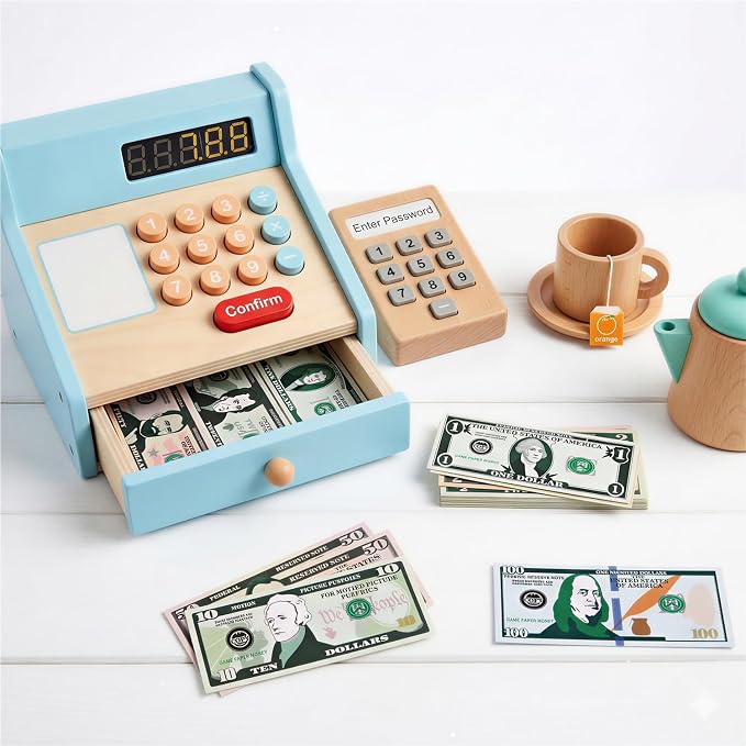 600 Pcs Fake Money for Kids - Realistic Play Money Bills & Plastic Coins - Math Manipulatives & Classroom Currency Set for Grocery Store, Bank, & Board Games - Educational Counting Toy, Ages 3+ - Image 7