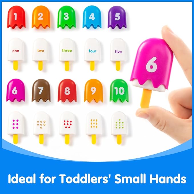 Mini Number Pops 1-10 – Fun Number Matching Toys for Toddlers - Image 5