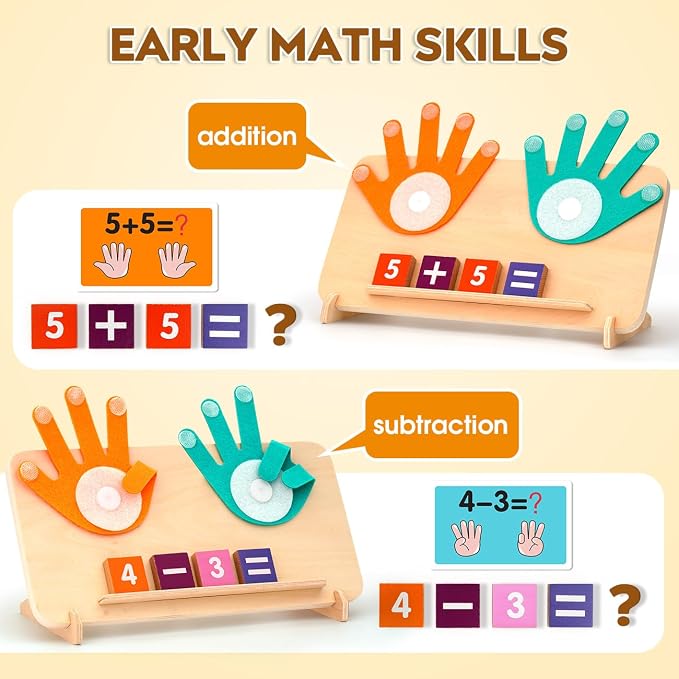 MOTREE Preschool Math Manipulatives Learning Toys for Toddlers 2-4 - Image 3