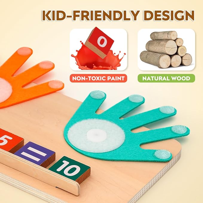 MOTREE Preschool Math Manipulatives Learning Toys for Toddlers 2-4 - Image 5