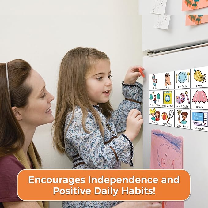Magnetic Visual Schedule for Kids - Image 2