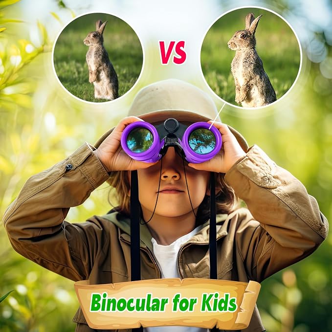 Binoculars for Kids, Kids Binoculars for 3-12 Boys Girls, Outdoor Toys - Image 6