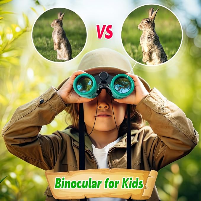 Binoculars for Kids, Kids Binoculars for 3-12 Boys Girls, Outdoor Toys - Image 6